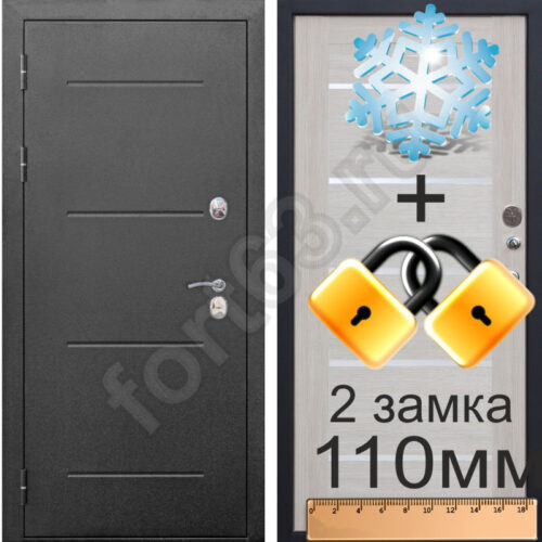 уличные входные двери с терморазрывом арктика 3 контура