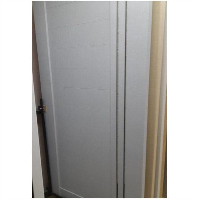 Дверь межкомнатная стиль 8 цвет лен серый