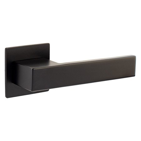 Ручки дверные квадратные APECS LOFT H 77115 INOX черные