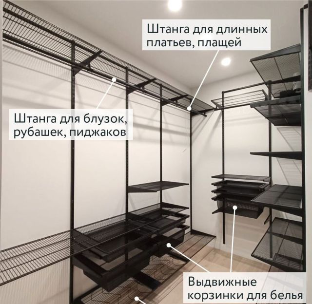 Гардеробная система хранения